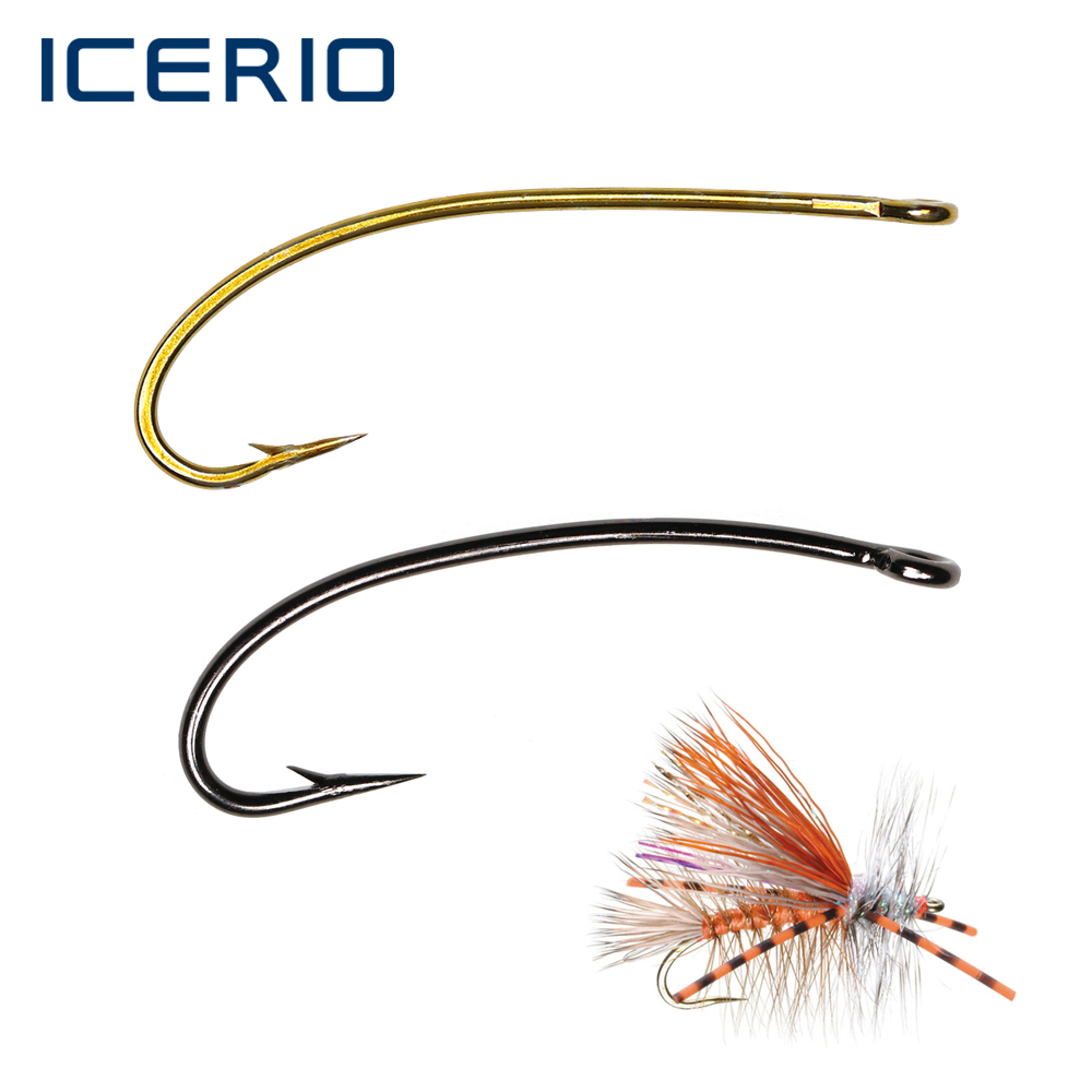 Fishing Hook Size - ICERIO 100 Buah 3X Panjang Batang