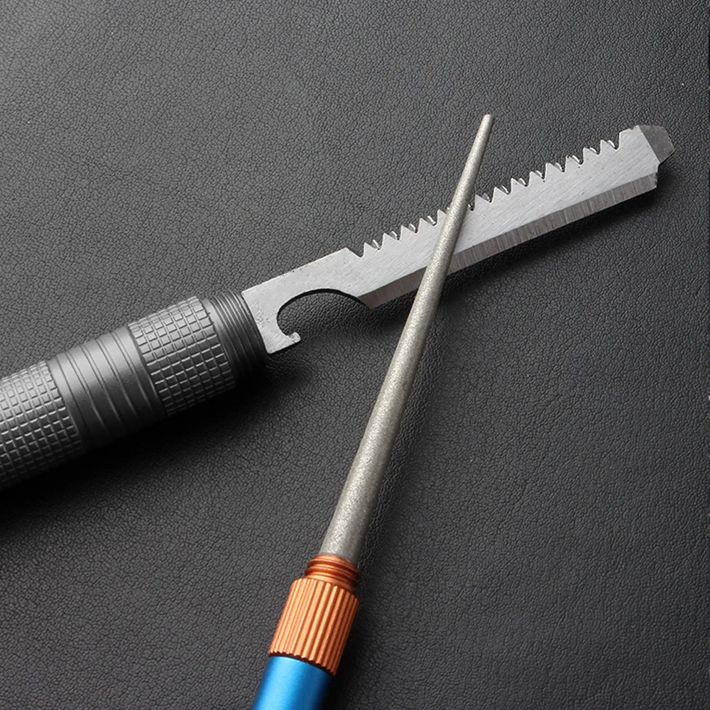Fishing Hook Stainless Steel - Batang Pengasah Pisau EDC Mini Matte