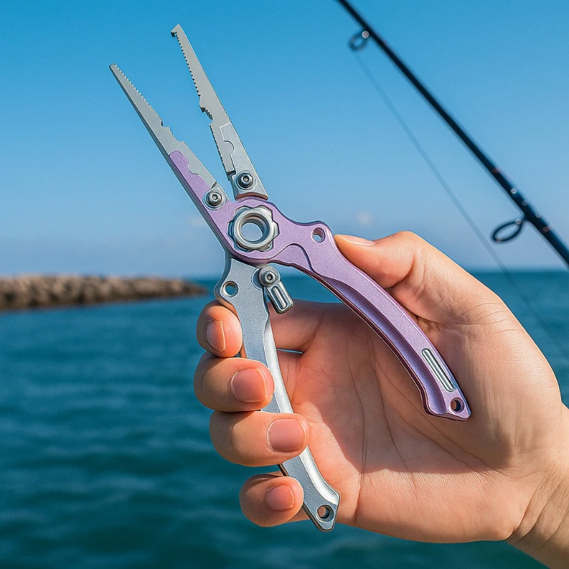 Fishing Hook Sharpener - Tang Pancing dengan Pengasah Mata Kail