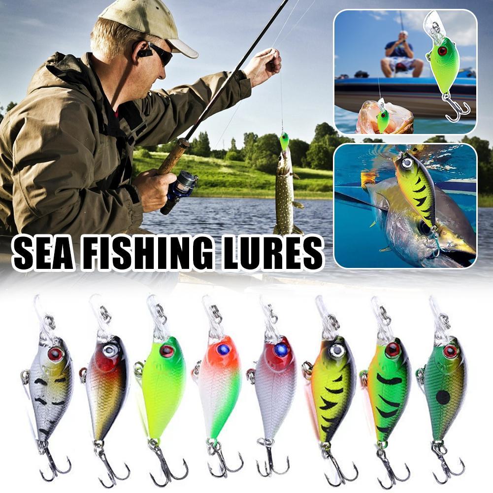 Fishing Hook Treble - Jerkbait Goyangan Crankbait Mikro 5cm Dengan