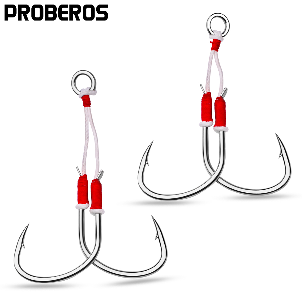 Fishing Hook Barbless - PROBEROS 2 buah kait bantuan memancing