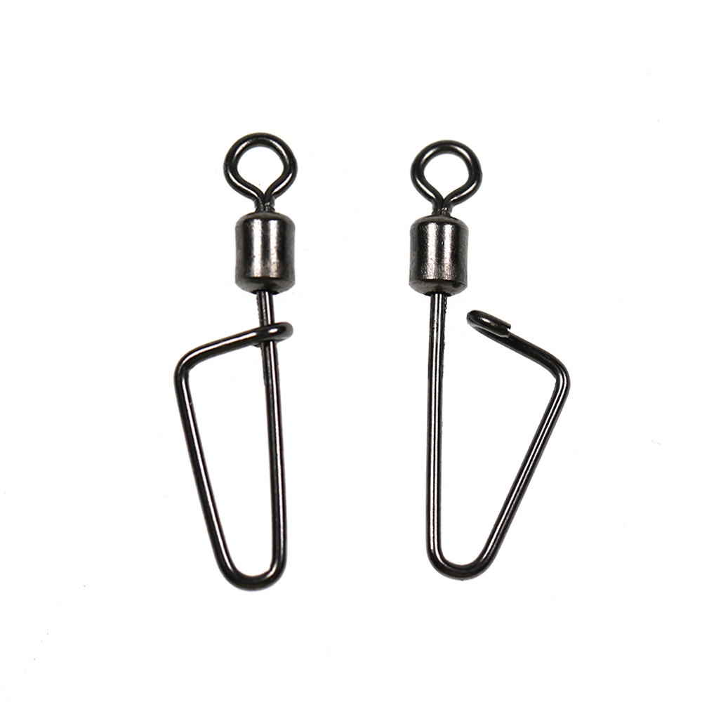 Fishing Hook Stainless Steel - 20PCS # 12 -1/0 Rolling Swivel