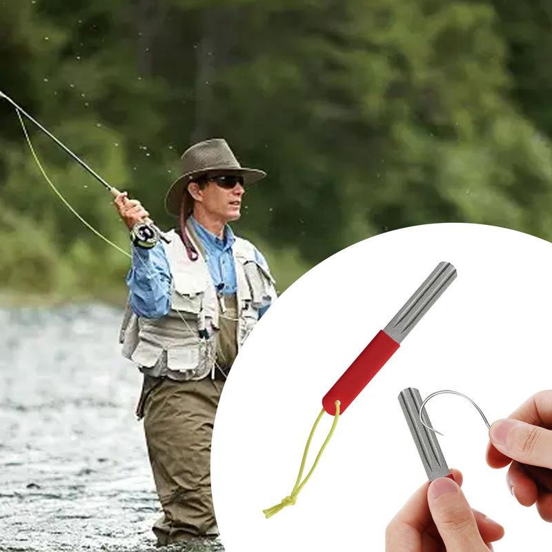 Fishing Hook Sharpener - Pengasah kait pancing dua sisi, mata