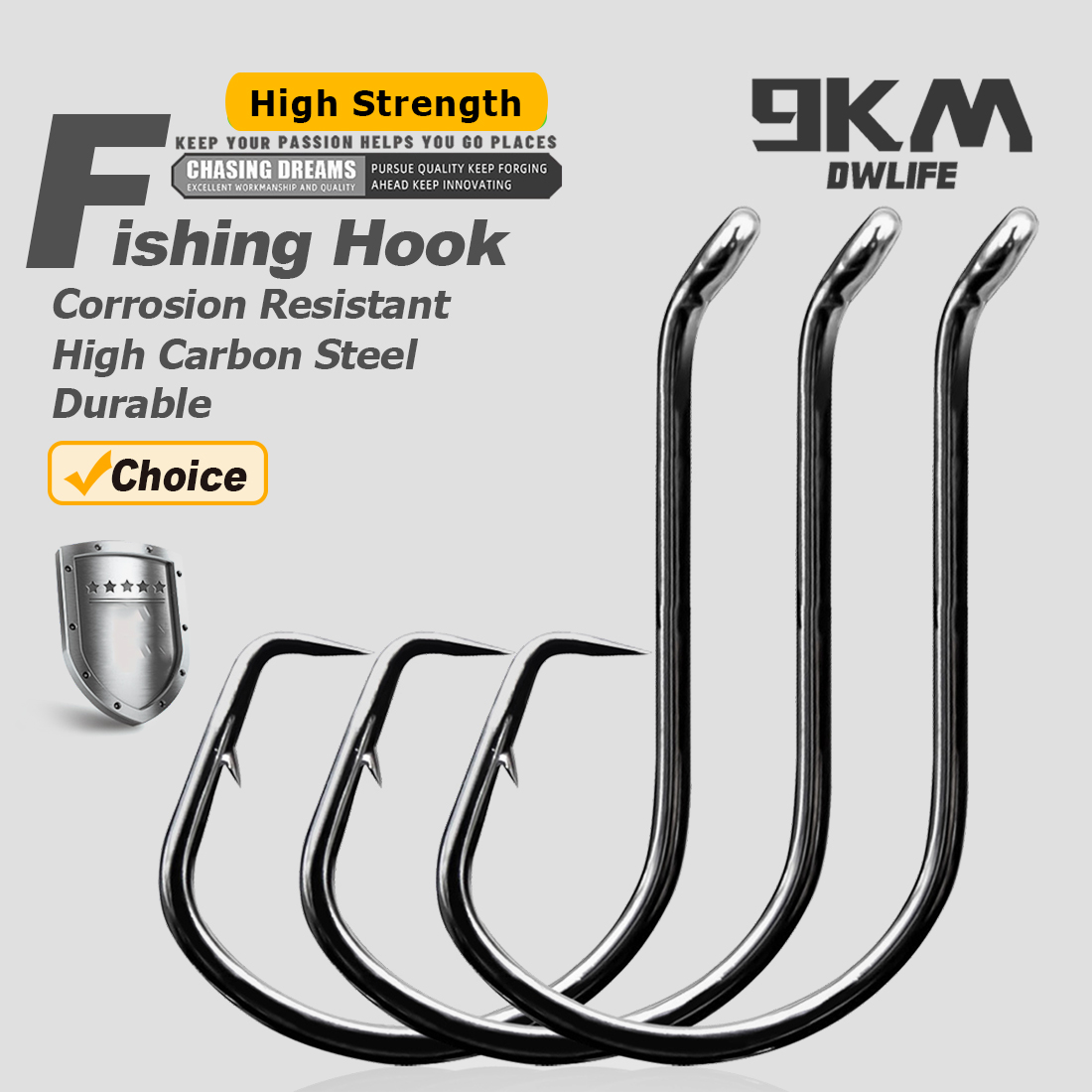 Fishing Hook Barbless - Kail pancing lingkaran 9KM 25 ~
