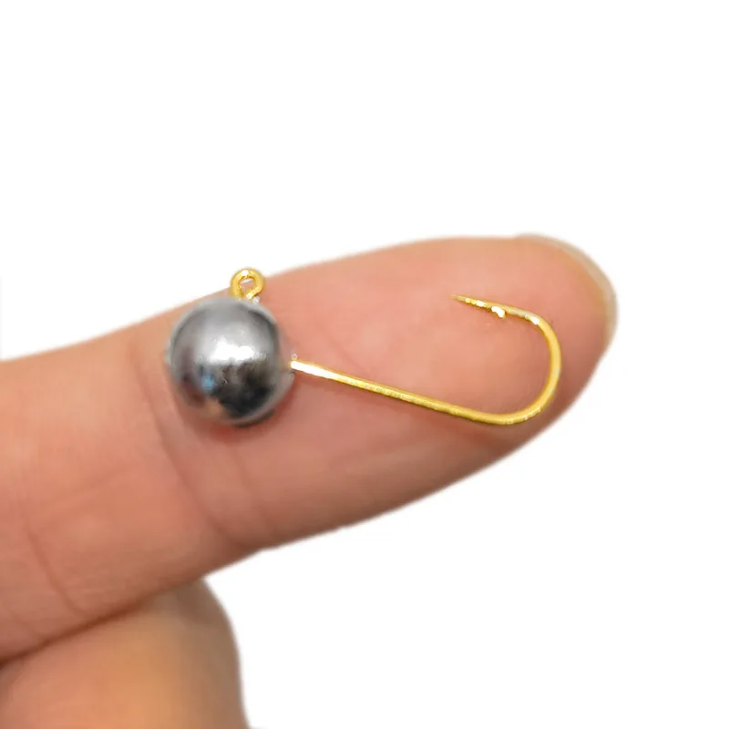 OUTKIT 10 Buah Mini Jig Kepala - Fishing Hook Offset ulasan dan harga