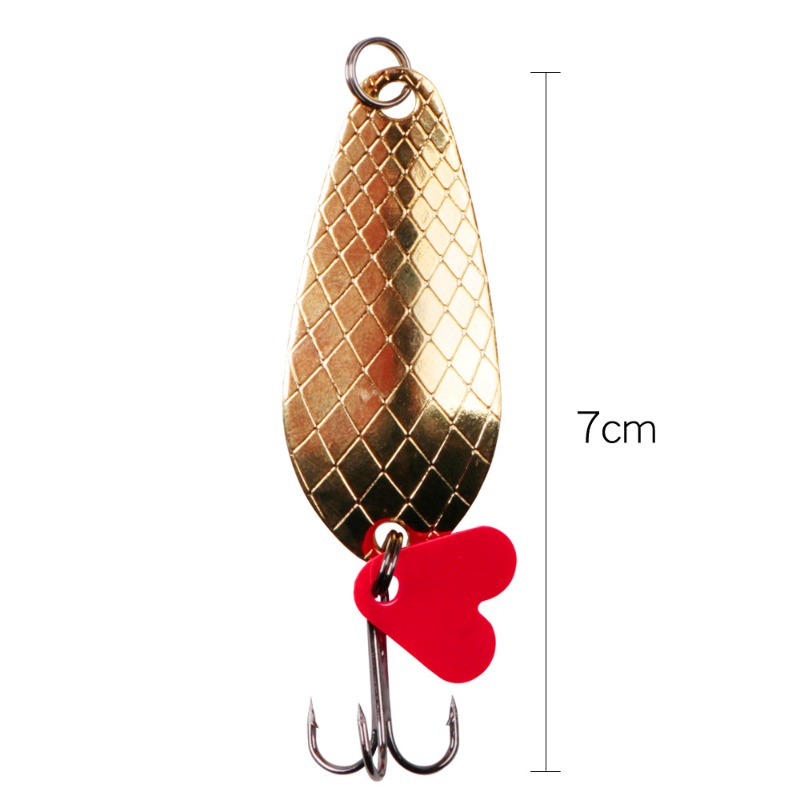 1 buah sendok Spinner bergoyan - Fishing Hook Treble ulasan dan harga