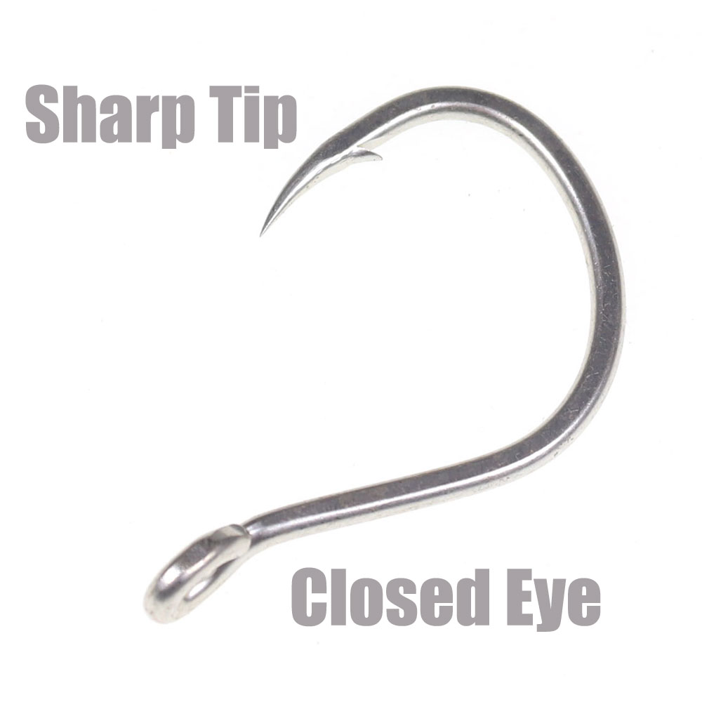 10 Pcs Matte Timah Anti-Karat  - Fishing Hook Offset ulasan dan harga