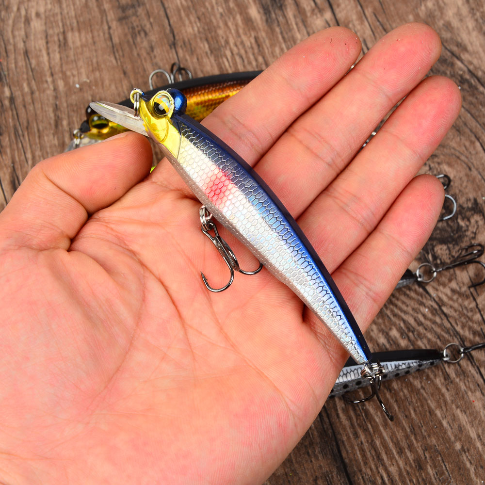6 Buah Umpan Pancing Minnow Um - Fishing Hook Treble ulasan dan harga