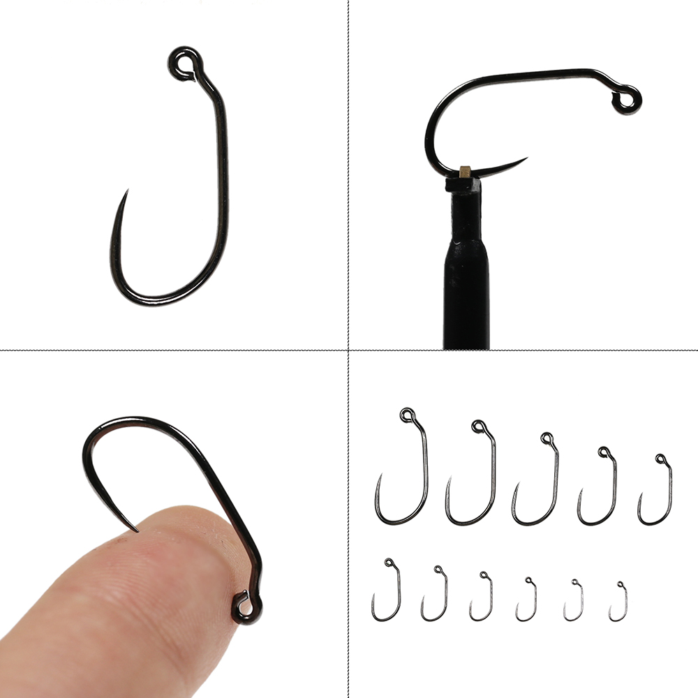 30PCS # 24 - # 4 Kail Pancing  - Fishing Hook Barbless ulasan dan harga
