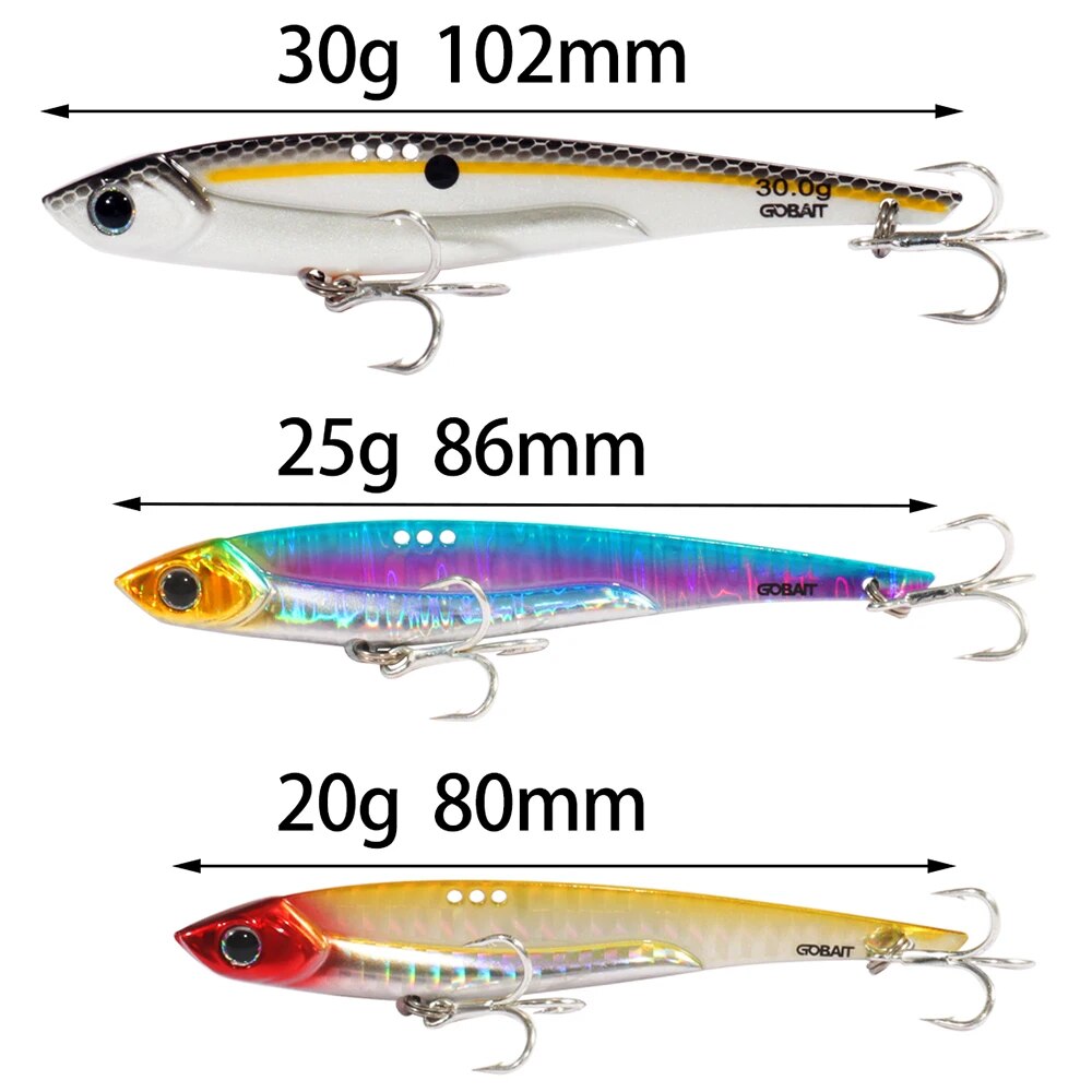 GOBAIT VIB umpan pancing 20g 2 - Fishing Hook Treble ulasan dan harga