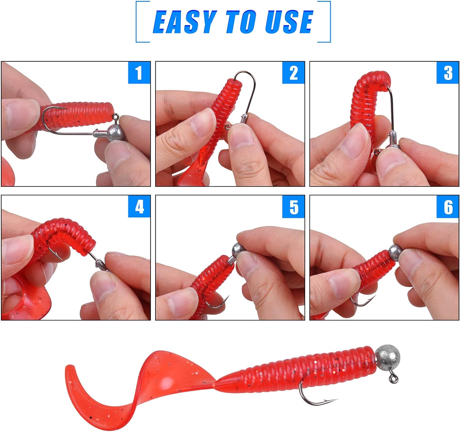 1.8G-28G 95% Kait Kepala Jig E - Fishing Hook Barbless ulasan dan harga