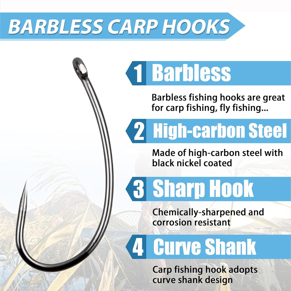 180 buah Kit kait pancing Barb - Fishing Hook Circle ulasan dan harga