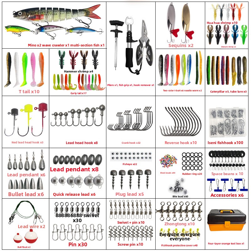 Set Aksesoris Umpan Pancing Lu - Fishing Hook ulasan dan harga