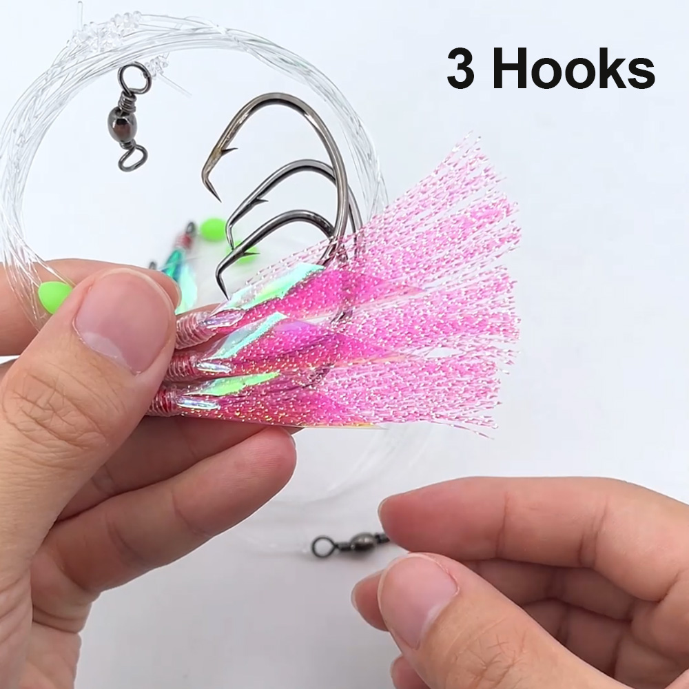 Bimoo 10 Paket Rig Sabiki Panc - Fishing Hook Size ulasan dan harga