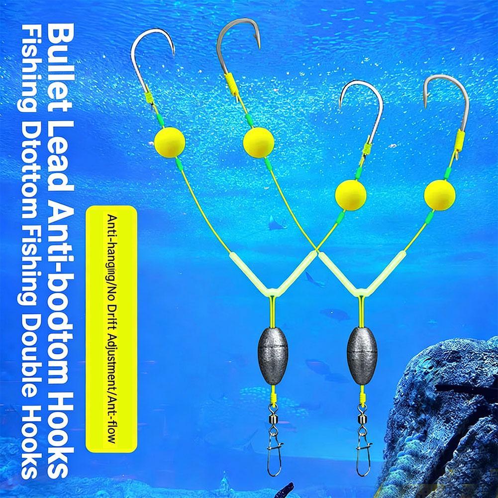 Rig Pancing Double Hook Revers - Fishing Hook Weedless ulasan dan harga