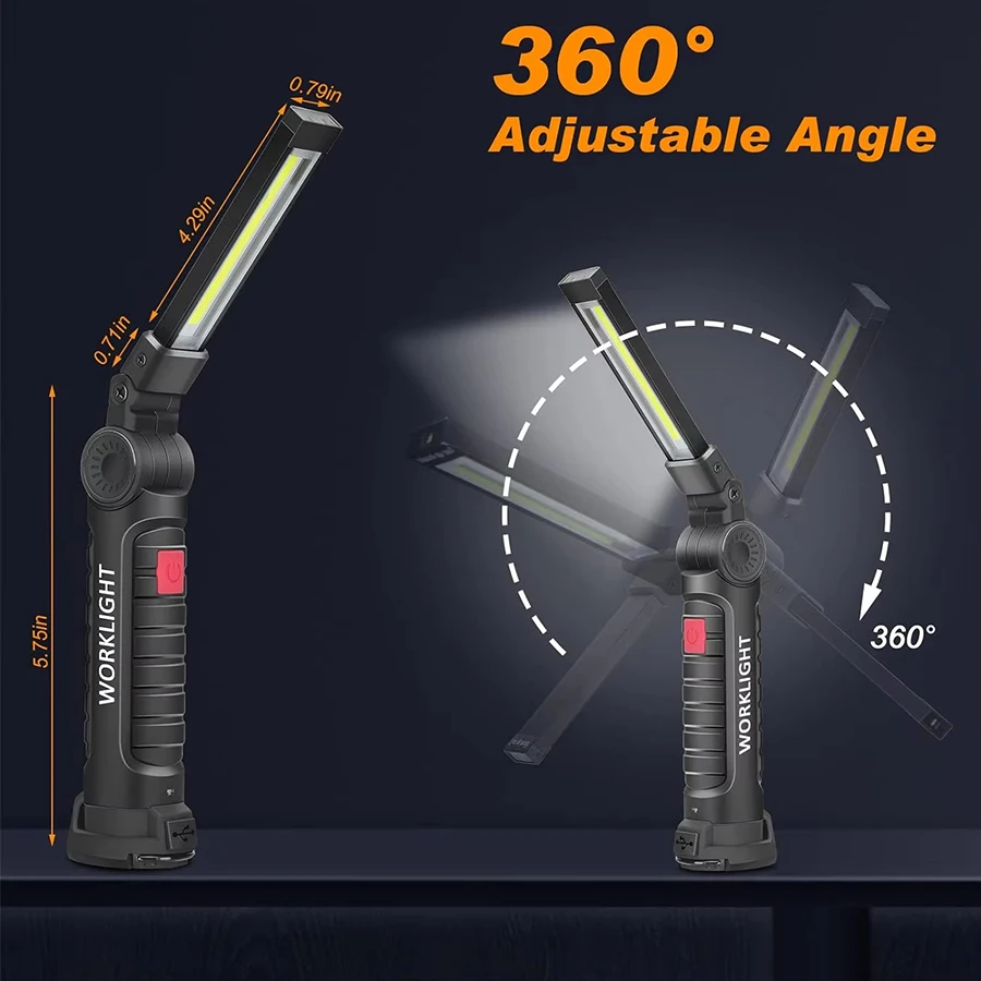 Lampu Kerja Magnetik Isi Ulang - Fishing Hook ulasan dan harga
