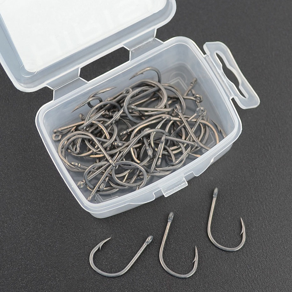 ABST 50Pcs Kail Pancing Ikan M - Fishing Hook ulasan dan harga