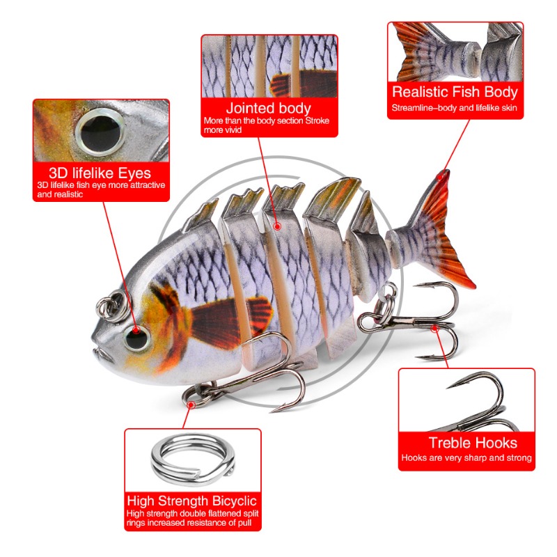 Umpan Pancing Swimbait Multi-j - Fishing Hook Treble ulasan dan harga