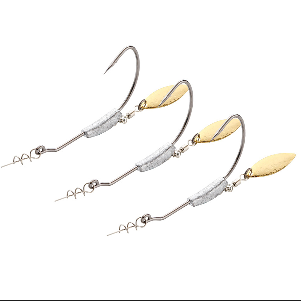 ATUENO 4 Buah Kail Pancing Off - Fishing Hook Offset ulasan dan harga
