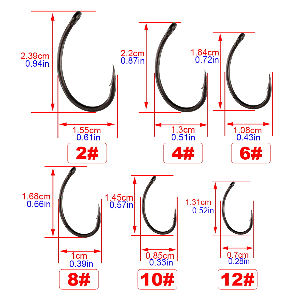 Hirisi 50/100pcs Kail Pancing  - Fishing Hook Barbless ulasan dan harga