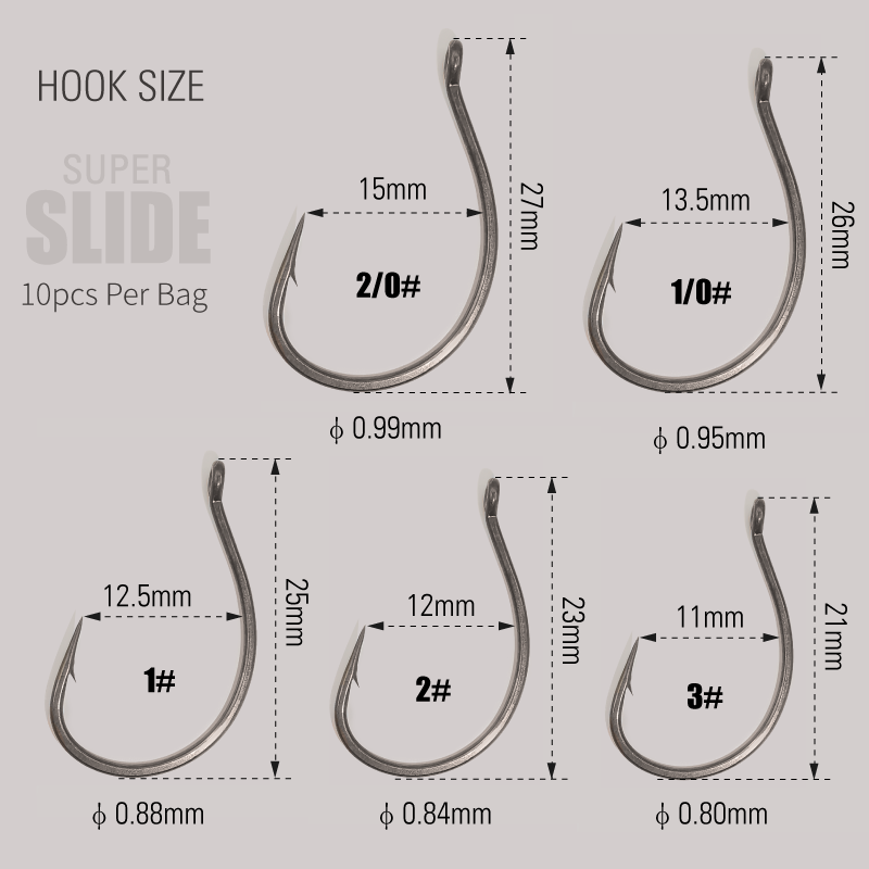LUREHOLIC PTFE kait unik Super - Fishing Hook Offset ulasan dan harga