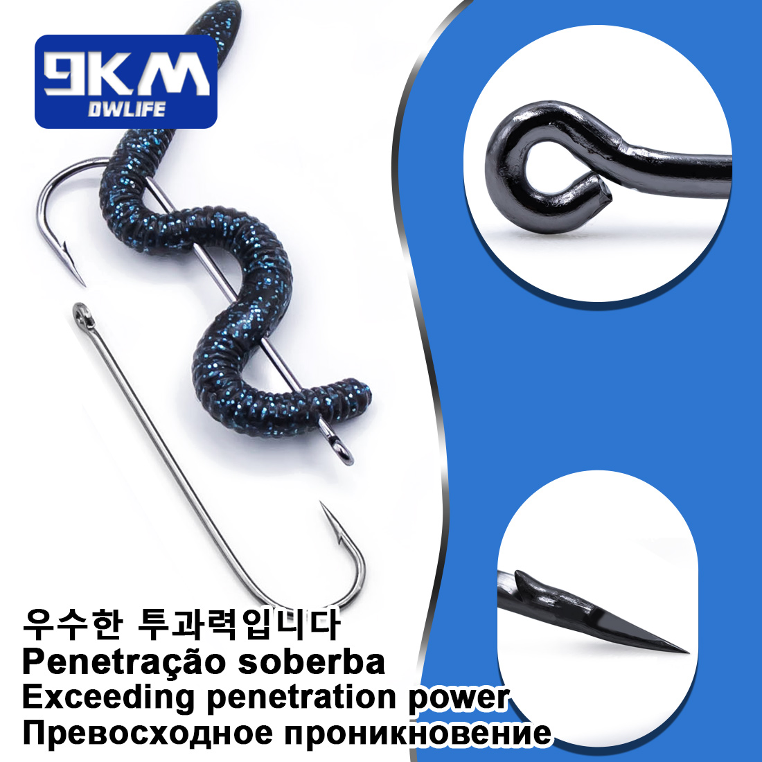 Mata Kail Pancing Tangkai Panj - Fishing Hook Offset ulasan dan harga