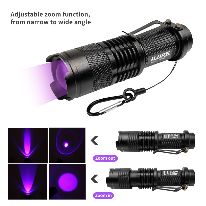Senter UV Mini 395nm Umpan Pan - Fishing Hook Jig ulasan dan harga