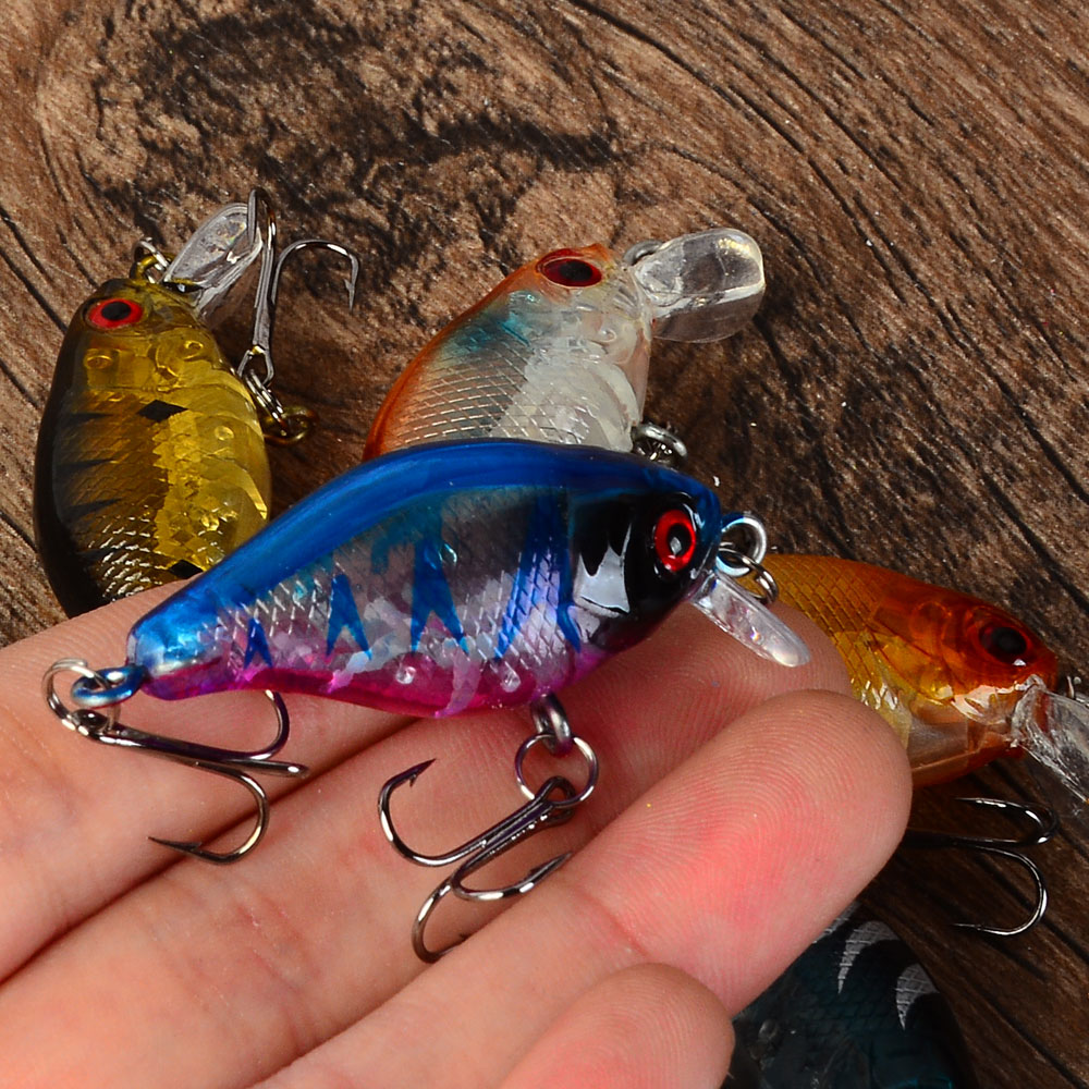 5pcs Umpan Crankbait Mengamban - Fishing Hook Treble ulasan dan harga
