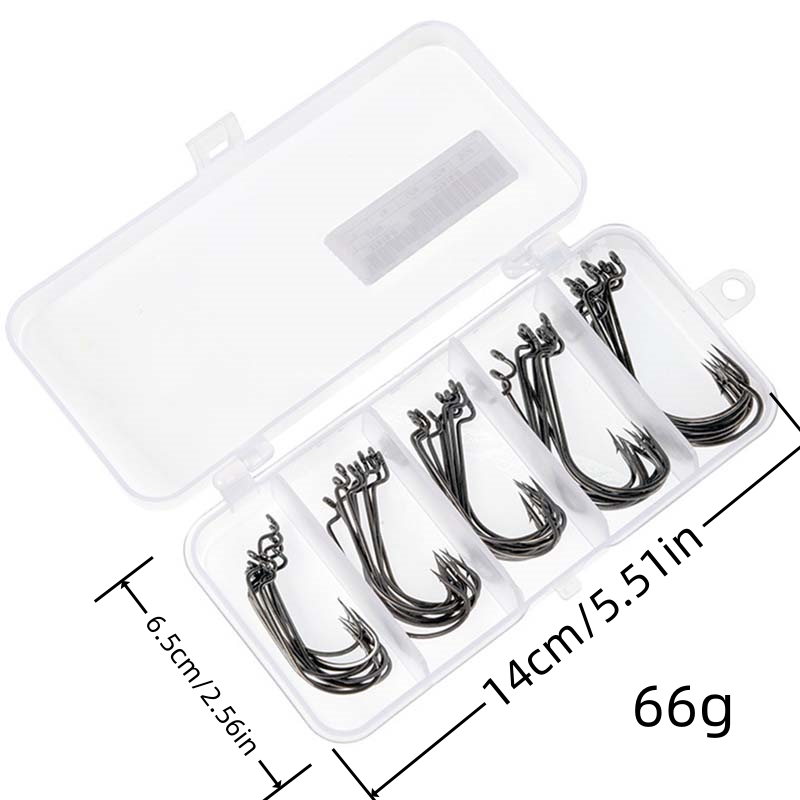 50Pcs/Kotak Kail Pancing Baja  - Fishing Hook Jig ulasan dan harga