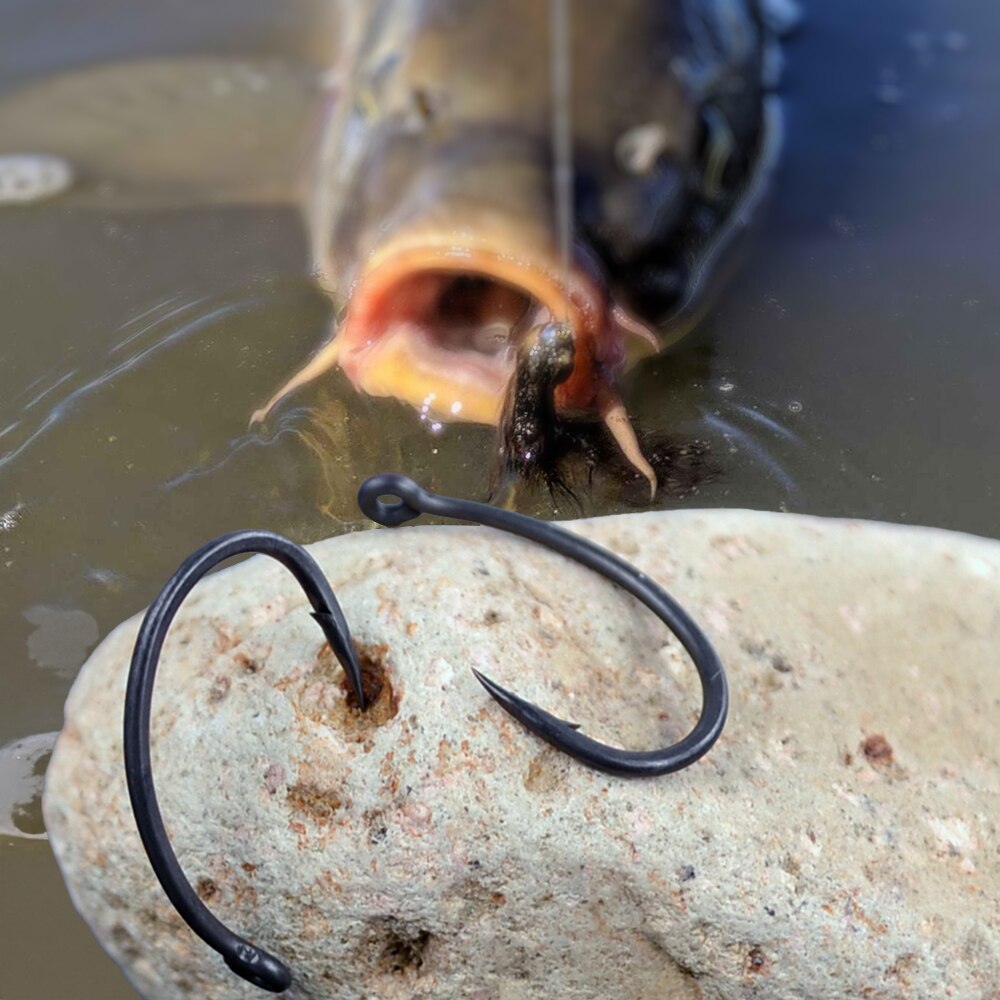 Hirisi kait pancing ikan mas 5 - Fishing Hook Offset ulasan dan harga