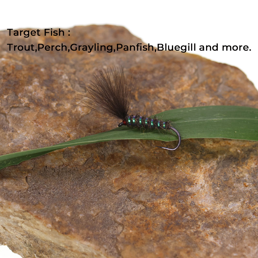 5/6PCS CDC Parachute Dry Fly U - Fishing Hook Size ulasan dan harga