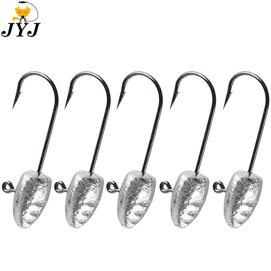 Terkena Oval Jig Kepala Jig Ka - Fishing Hook Barbless ulasan dan harga