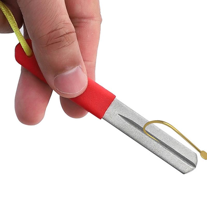 Pengasah kait pancing dua sisi - Fishing Hook Sharpener ulasan dan harga