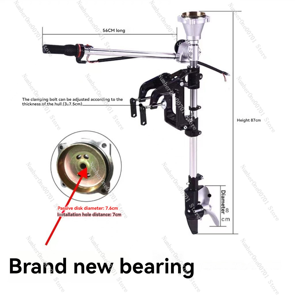 Propeler Motor Tempel, Braket  - Fishing Hook ulasan dan harga