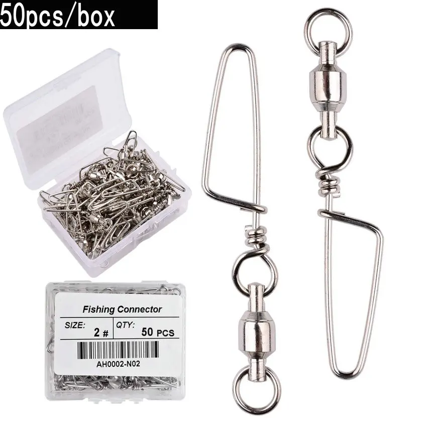 50 Buah Bantalan Bola Pancing  - Fishing Hook Stainless Steel ulasan dan harga