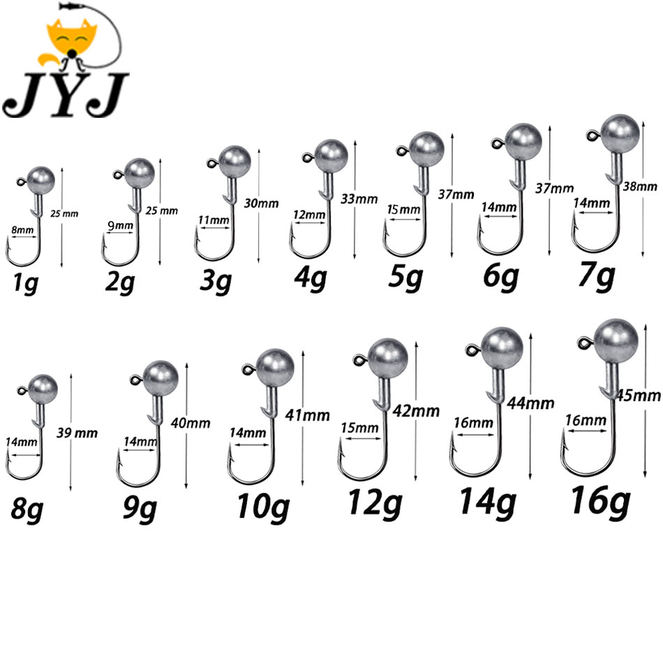 WODJYJ 1g 2g 3g 4g 5g 7g 8g 10 - Fishing Hook Offset ulasan dan harga