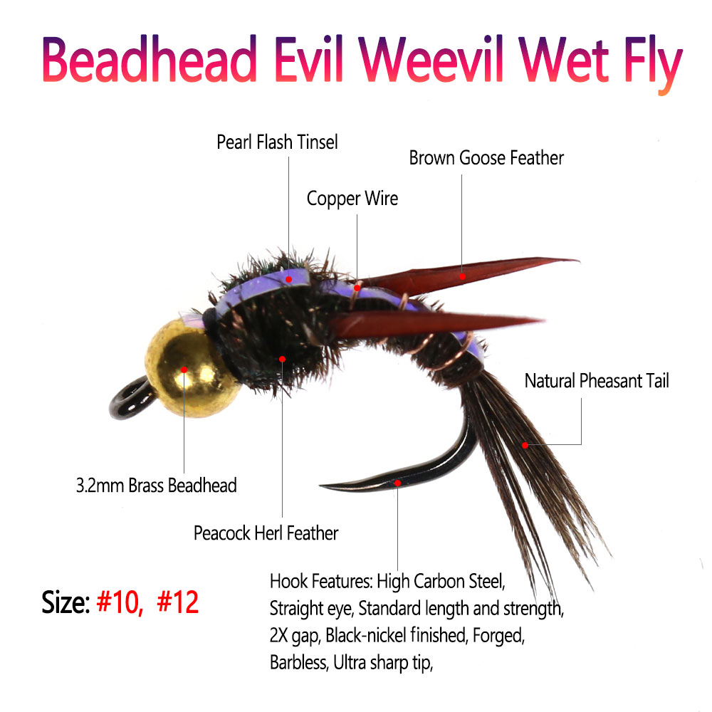 Bisoo 8 Buah Kail Terbang Bead - Fishing Hook Barbless ulasan dan harga