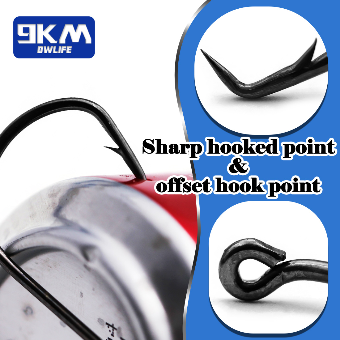 Kail pancing lingkaran 9KM 25  - Fishing Hook Barbless ulasan dan harga
