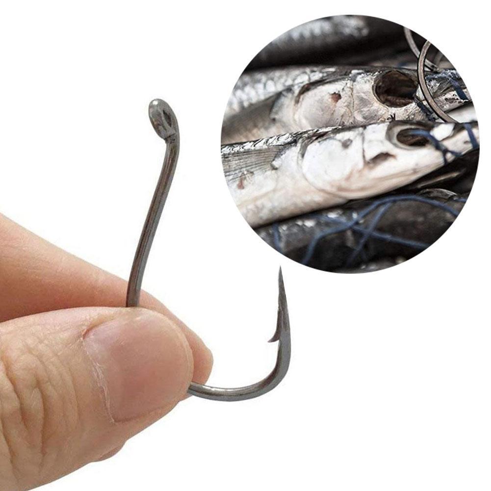 100pcs Kotak Kail Pancing Baja - Fishing Hook Circle ulasan dan harga