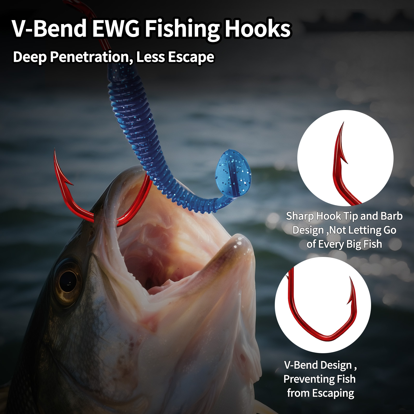 9KM Baitholder Hook 50-100pcs  - Fishing Hook Circle ulasan dan harga
