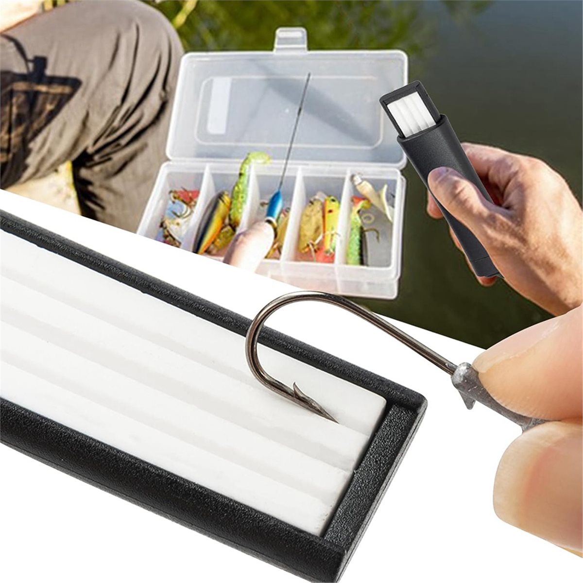 Pengasah Kail Pancing - Alat K - Fishing Hook Sharpener ulasan dan harga