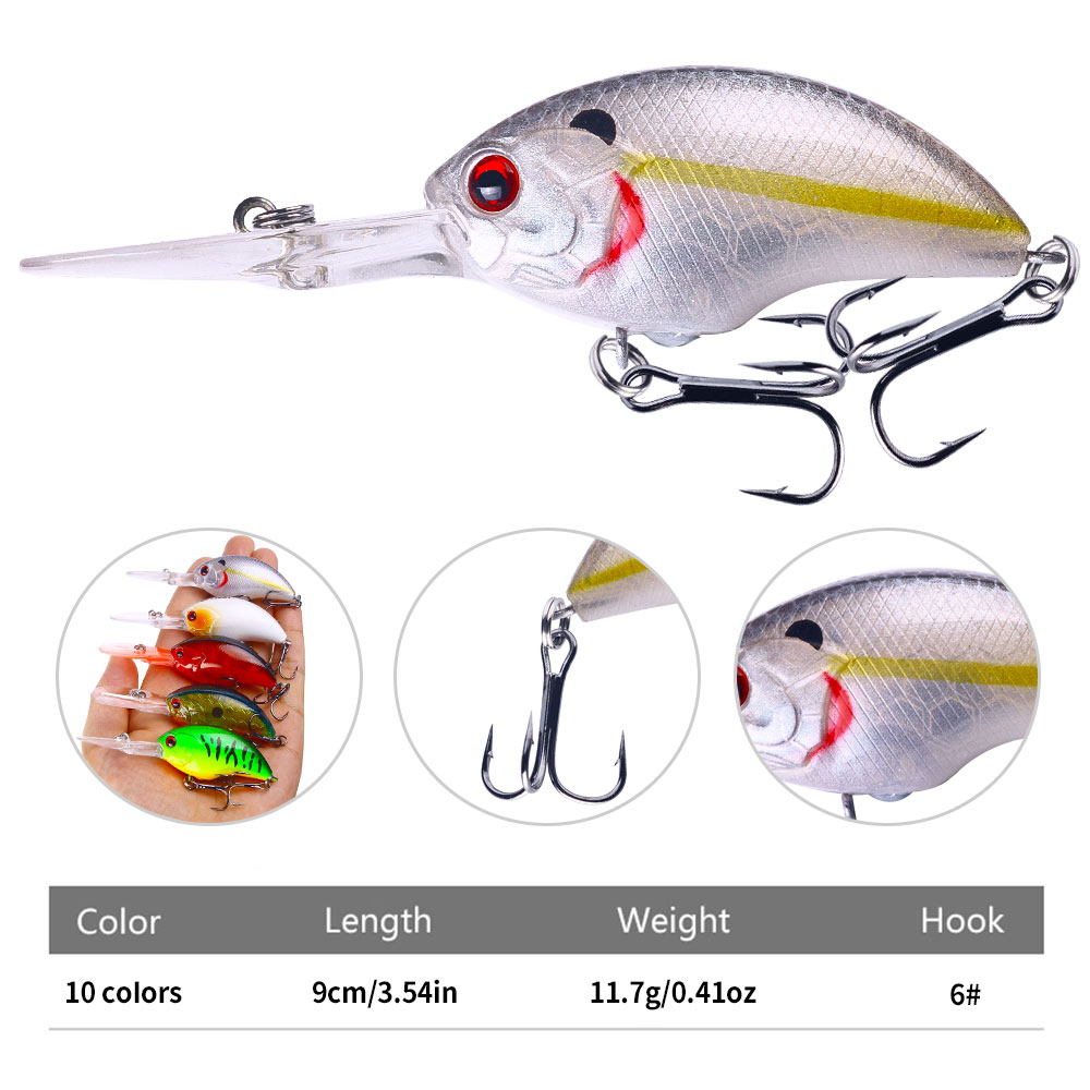Umpan Pancing HENGJIA 11.7G 9C - Fishing Hook Size ulasan dan harga