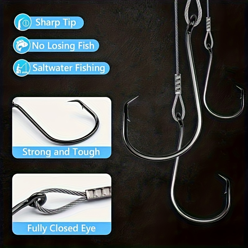 25pcs Rig Kail Lingkaran Heavy - Fishing Hook Circle ulasan dan harga